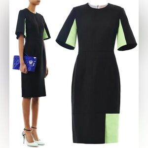 Roksanda Ilincic Ryedale Color-Block Dress